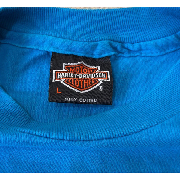 1992 Harley Davidson Beach Rally T-Shirt 2-Sided Carolina HD Motorcycle Tee Sz M - Picture 3 of 7